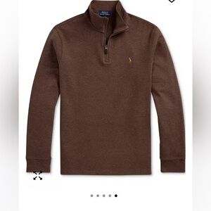 Polo Ralph Lauren
Men's Estate-Rib Cotton Quarter-Zip Pullover